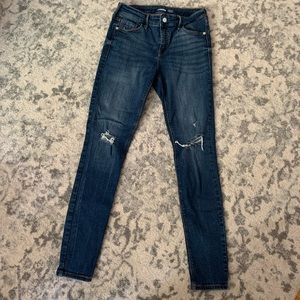 Old Navy Rockstar Super Skinny Jeans 6 LONG